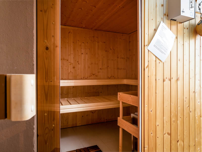 Mit Wellness-Faktor Sauna